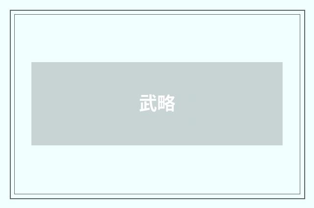 武略