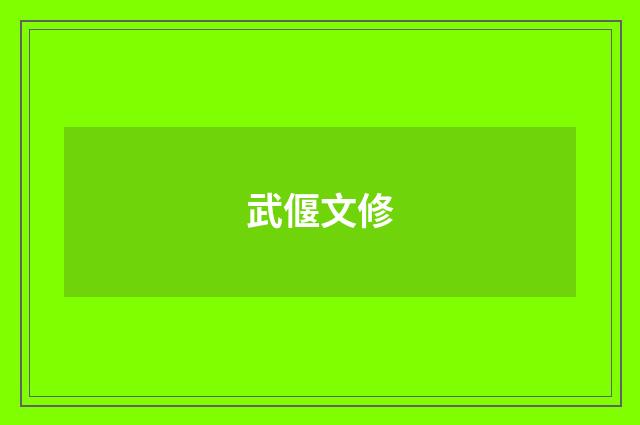 武偃文修