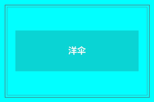 洋伞
