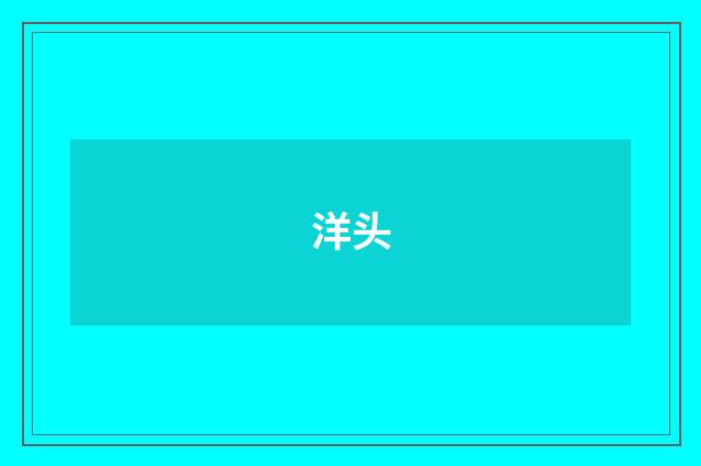 洋头