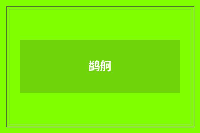 鹢舸