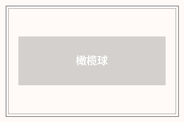 橄榄球