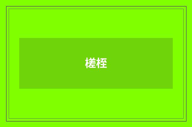 槎桎