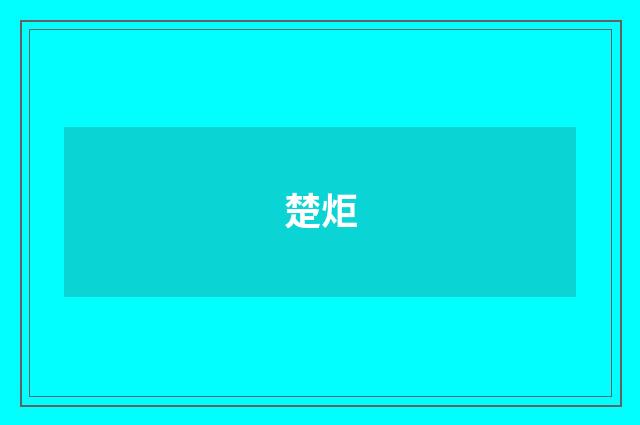 楚炬