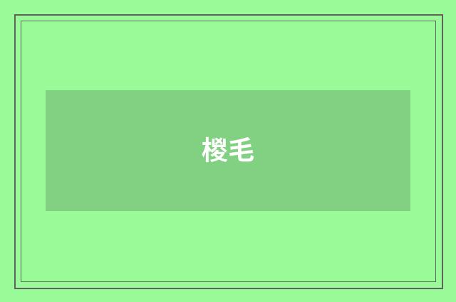 椶毛
