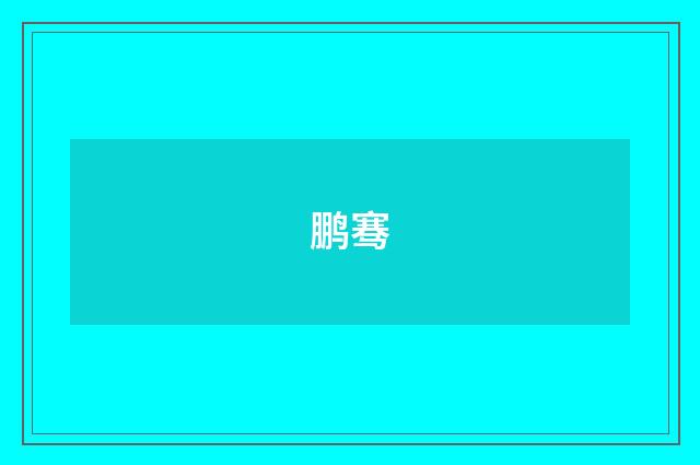 鹏骞