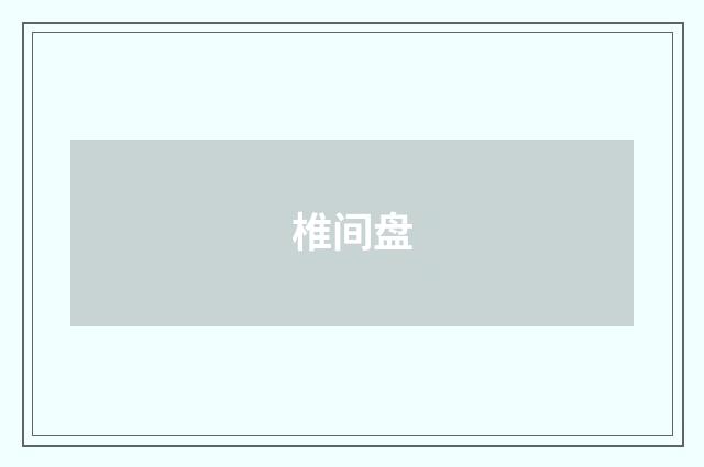 椎间盘