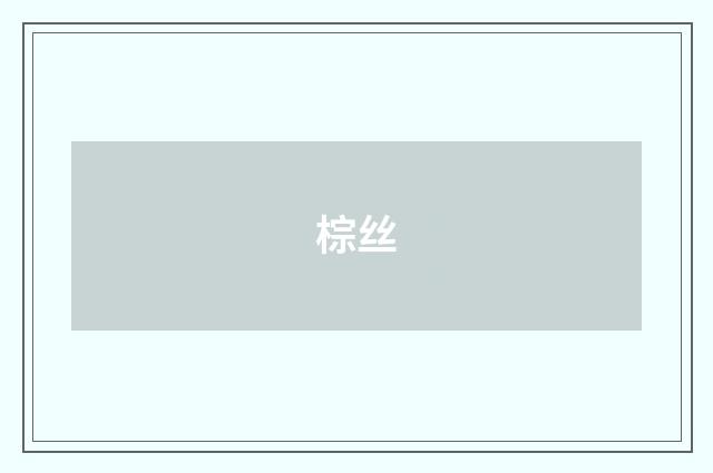 棕丝