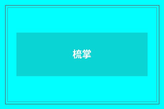 梳掌