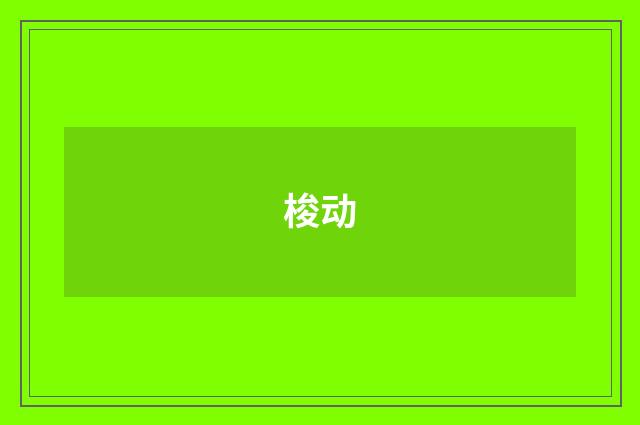 梭动