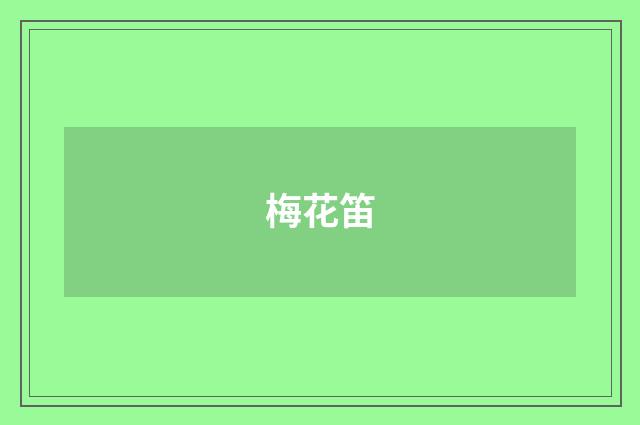 梅花笛