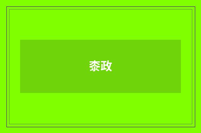 桼政
