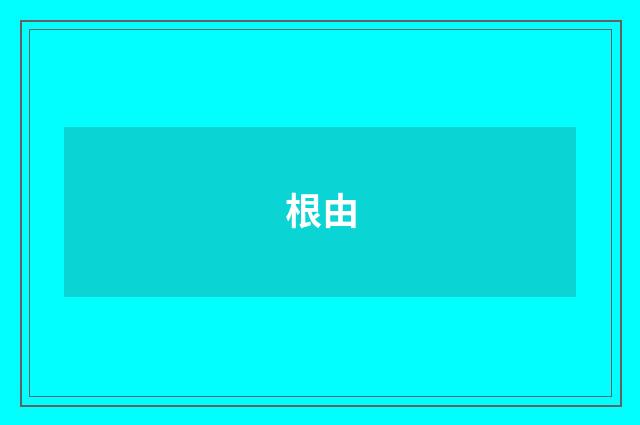 根由
