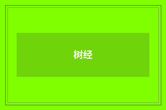 树经