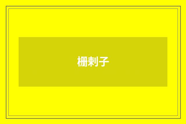 栅剌子