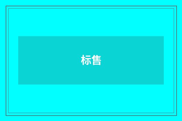 标售