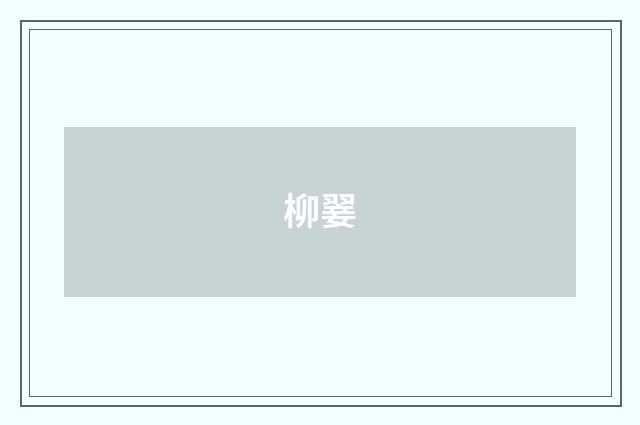 柳翣