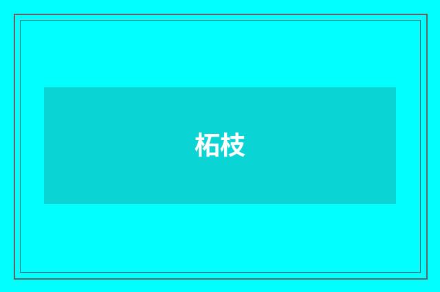柘枝