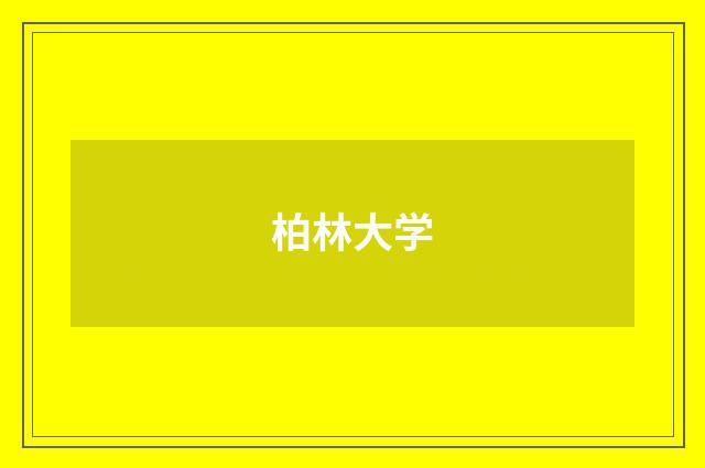 柏林大学