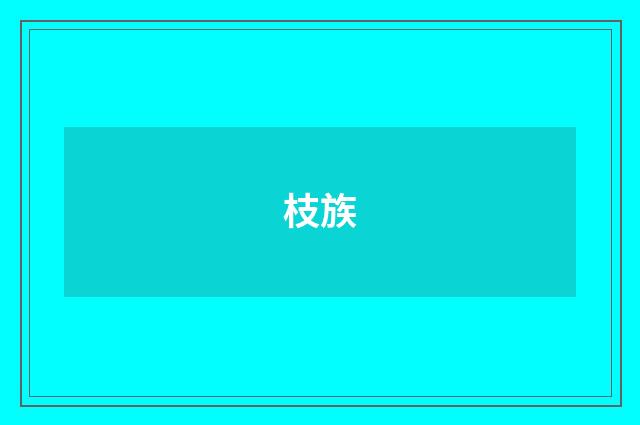 枝族