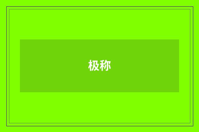 极称