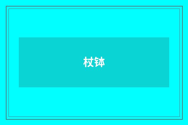杖钵