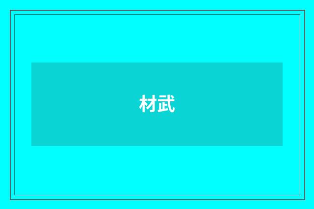 材武