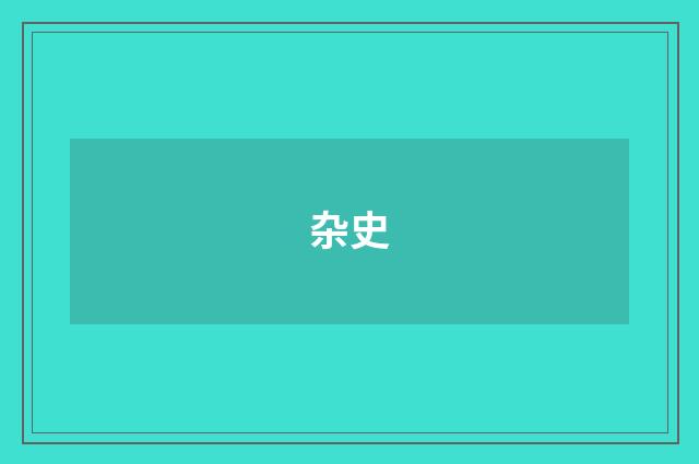 杂史