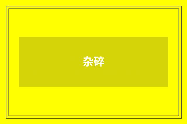 杂碎