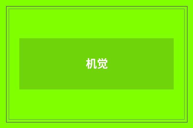 机觉