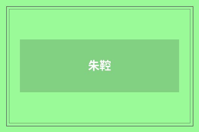 朱鞚
