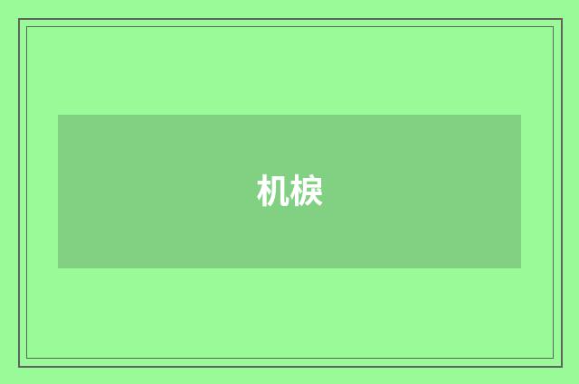 机棙