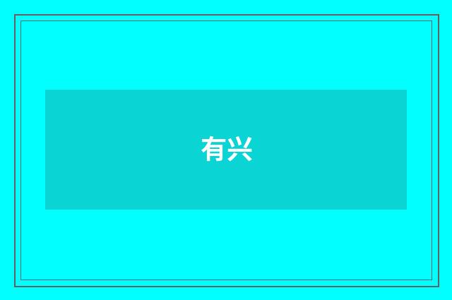 有兴