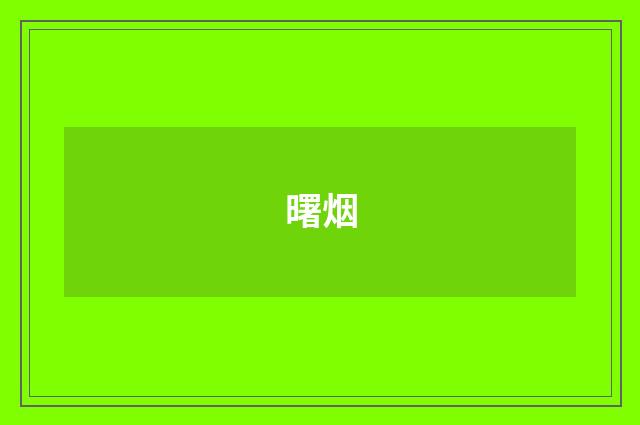 曙烟