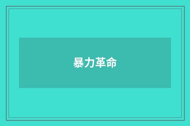 暴力革命