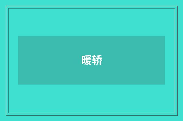 暖轿