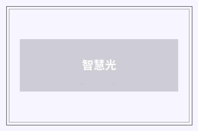 智慧光