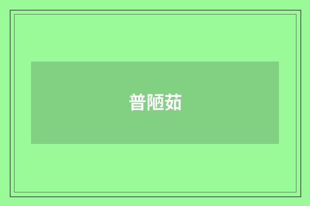 普陋茹