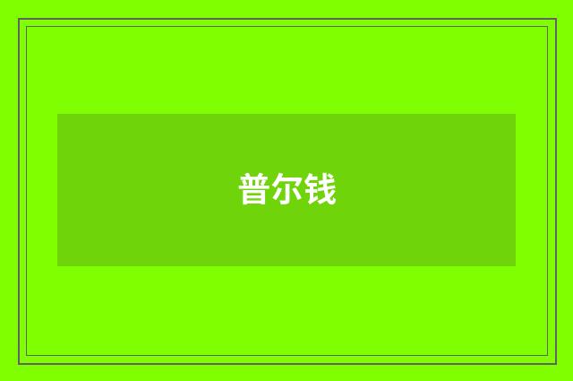 普尔钱