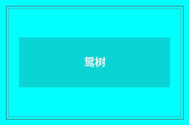 鸳树