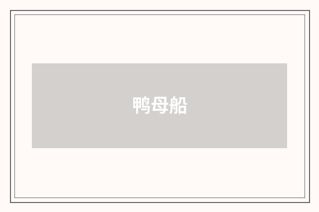 鸭母船