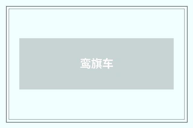 鸾旗车