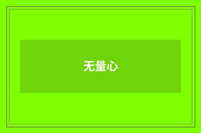 无量心