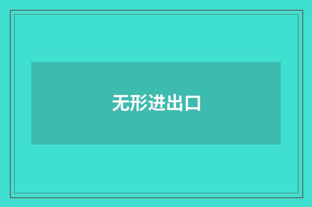 无形进出口
