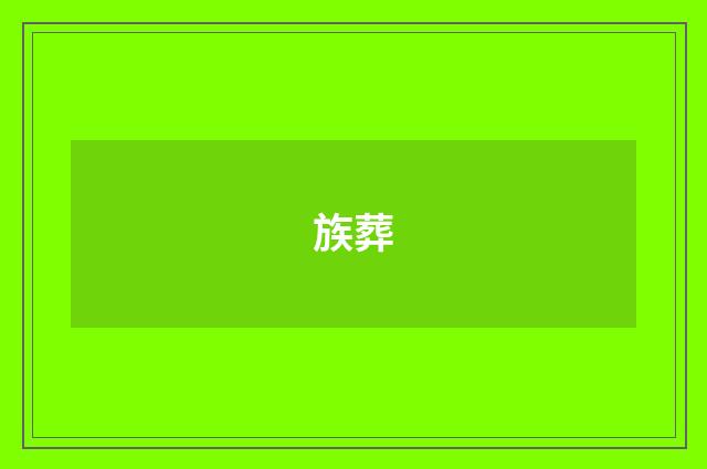 族葬