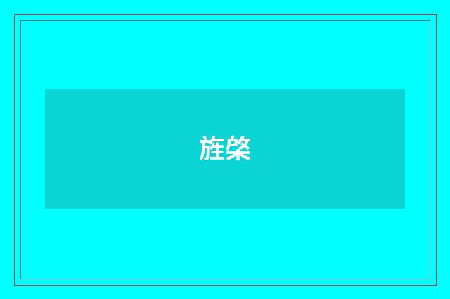 旌棨