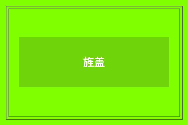 旌盖