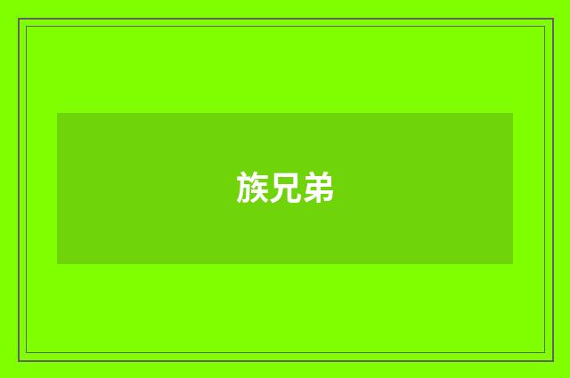 族兄弟