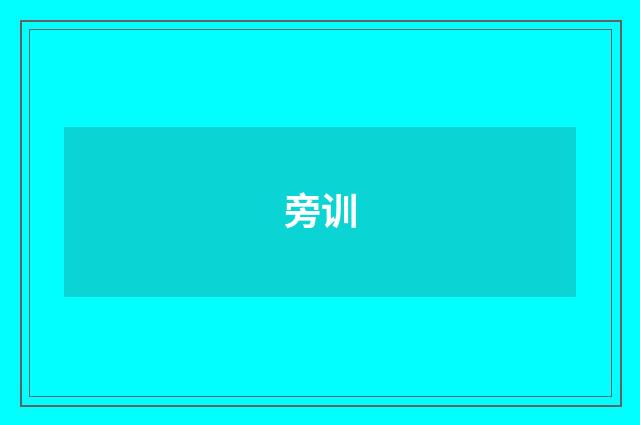 旁训