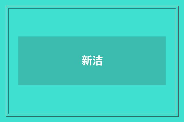 新洁